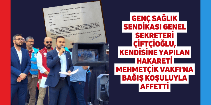 Genç sendikacıdan alkışlanacak hareket